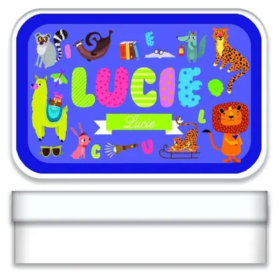 Voucherbox "Lucia" aus Metall, personalisierbar, 2,7x9,7x6,2 cm