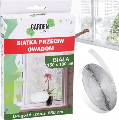 Zdjęcie produktu dla Moskitiera przeciw owadom 150 x 180 cm biała