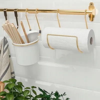 Produktbild von IKEA HULTARP Küchenreling Messing 80 cm