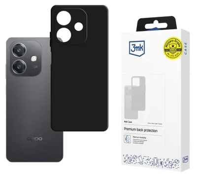 Zdjęcie produktu dla 3mk Matt Case do Oppo A40, A40M, A3 4G - matowy czarny