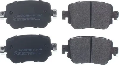 Produktbild von DENCKERMANN Bremsbeläge Satz Hinten Bremsklötze für SKODA Octavia III Combi (5E5) B111387