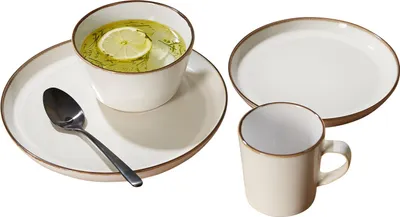 Produktbild von Frühstücks-Set 18 tlg. Visby weiss