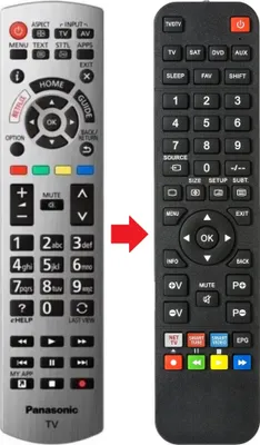 Produktbild von Fernbedienung passend für PANASONIC TX40EX730E | TX40EXW734 | TX40FXW724