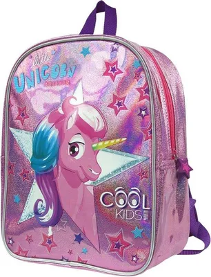Produktbild von Rosa Einhorn-Rucksack mit Glanz-Elementen, ideal für 2-5 Jährige, Kleinkinder-Freundlich, für Peuter und Kindergärten mit Sicherheits-Details.