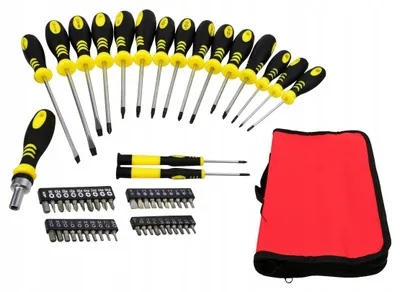 Produktbild von Geko G30558 Schraubendreher-Set 59-teilig CRV-Stahl