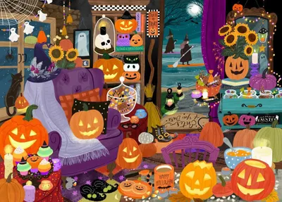 Immagine prodotto di Pezzi e Pace Puzzle Halloween L'ora delle streghe - 1500 Teile Puzzle-Spiel