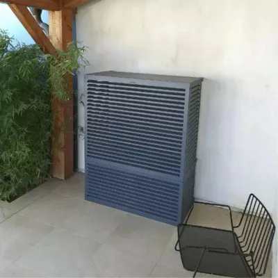 Produktbild von DECOCLIM Aluminium Schutzgehäuse RAL7016 Option XXL, Innenmaße: H 1700 x W 1310 x D 650-800