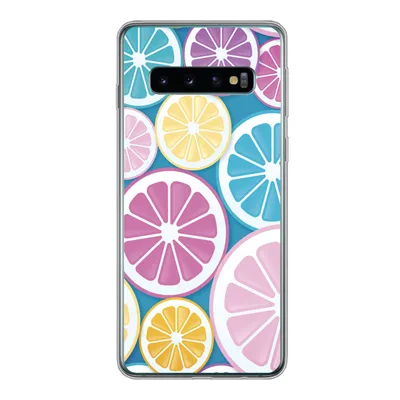 Produktbild von MuchoWow® Handyhülle Schutzhülle Hülle für Samsung Galaxy S10 Obst - Grapefruit - Tropisch Silikon Softcase Handy Hülle - Handytasche - Geburtstag Teenager