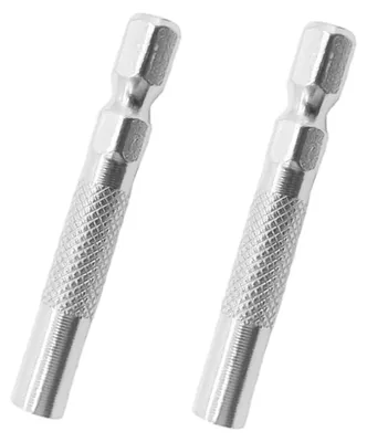Immagine prodotto di 2 adattatori per cacciavite, da 1/4" a 4 mm