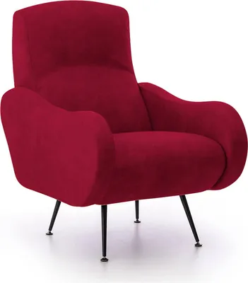 Immagine prodotto di Lasnigo - Poltrona, 70x100x98h cm Rosso, Braccioli  Italy