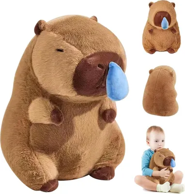 Produktbild von Capybara Kuscheltier - Spielzeug - Weiches Spielzeug - Braun - Braunes Plüsch