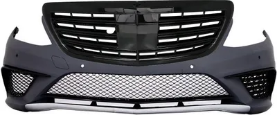 Immagine prodotto di Paraurti per Mercedes Classe S W222 13-17 S63 Look griglia radiatore nero lucido