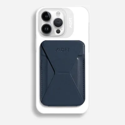 Immagine prodotto di Portafoglio adesivo e supporto per telefono Moft X Mini, colore blu