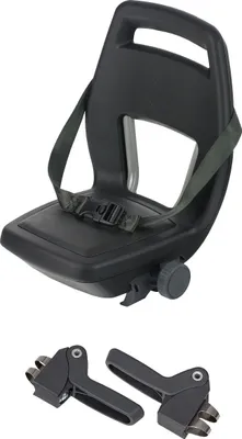 Produktbild von Qibbel rücksitz Junior 6+ Fußstütze + Gurt schwarz