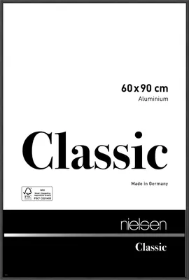 Produktbild von nielsen Aluminium Bilderrahmen Classic, 60x90 cm, Schwarz Matt