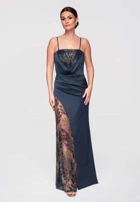 Produktbild von Ombre SHERI – Abendkleid Maxi dunkelblau M