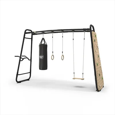 Produktbild von EXIT GetSet Monkeybar MB320, Monkey Bar Klettergerüst für Draußen, Spielgerät für Kinder, Schwarz