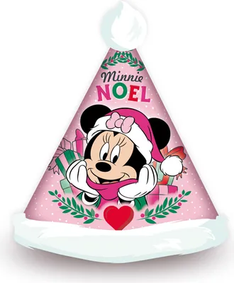 Produktbild von Minnie Maus Weihnachtsmütze Weihnachtsstrumpf Weihnachtsstrümpfe Christbaumschmuck Nikolausstrumpf Nikolausstiefel Zipfelmütze Nikolausmütze