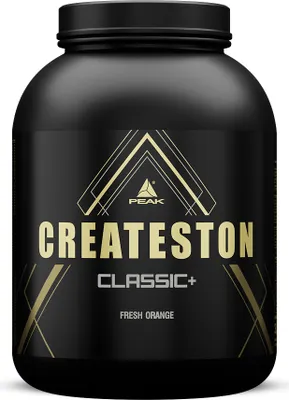 Produktbild von Createston Classic+ - 3090g : Fresh Orange I Pulver + Kapseln I Post Workout I ALL in One Vollversorgung I Protein (Eiweiß/Eiweiss) -  (Whey Isolat I Whey Hydrolysat I Collagen) I Aminosäuren I Creatin (Kreatin) I Kohlenhydrate I Pflanzenextrakte (Tribulus Terrestris I Fenugreek ) I Muskelaufbau I Gewichtszunahme