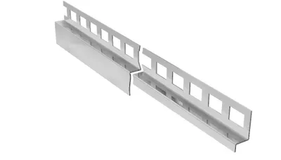 Obrázek produktu pro KP4/1 spádová lišta ACARA, orientace pravá, nerez V2A kartáč, 10 mm, 1 m