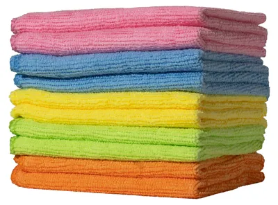 Immagine prodotto di Panno in microfibra, confezione da 10 pezzi – Antipolvere – Vari colori per la pulizia