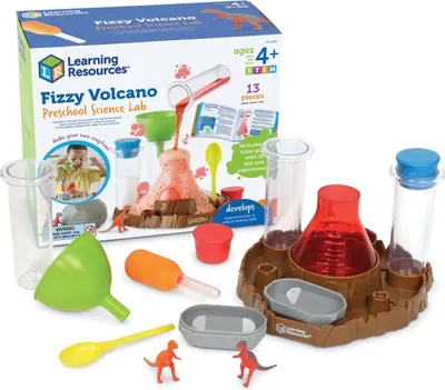 Immagine prodotto di Giocattolo educativo Learning Resources - Laboratorio scientifico del vulcano frizzante per bambini