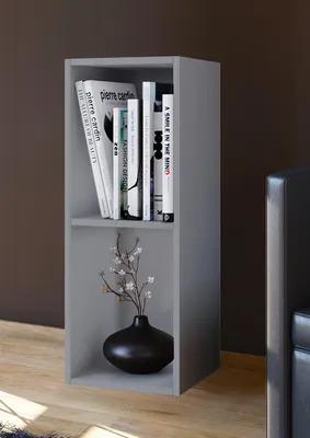 Produktbild von VCM Holz CD DVD Regal | Aufbewahrung | Maße H. 72 x B. 34 x T. 30 cm | Deko Regal | Bücherregal - Mendas 2 Fächer