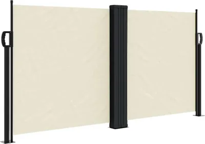 Obrázek produktu pro vidaXL Boční výsuvná markýza krémová 120x1200 cm