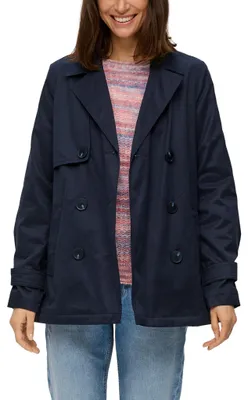 Produktbild von s.Oliver Damen 2149067 Trenchcoat, 5959 blau, 34