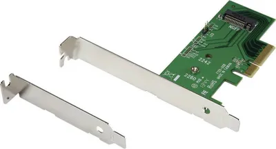 Produktbild von Renkforce RF-2384500 1 Port M.2 Controller PCIe x4 Passend für (SSD): 2242, 2260, 2280 inkl. Low-Profile Slotblech
