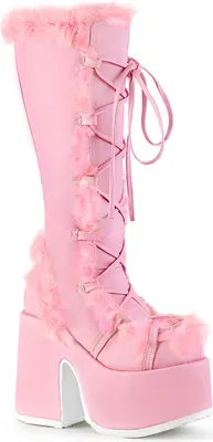 Produktbild von CAMEL-311 Damen Boots von DemoniaCult, Rosa  , EU 41, US 11