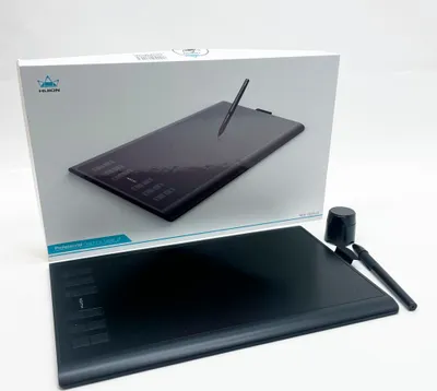 Produktbild von Huion Inspiroy NEW 1060PLUS Grafiktablett Funktionstasten Drucksensitivität Neigungsfunktion Remote Arbeiten Lernen