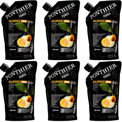Produktbild von Ponthier KALAMANSI PÜREE Zitrus-Frucht-Püree 6x 1KG