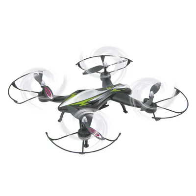 Produktbild von Jamara F1X, 4 Rotoren, 720 x 576 Pixel, 11,11 m/s, SD, 750 mAh, Schwarz, Grün