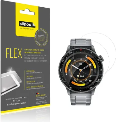 Obrázek produktu pro 2x dipos Flex FITFLEX 1.43 Zoll Smartwatch
