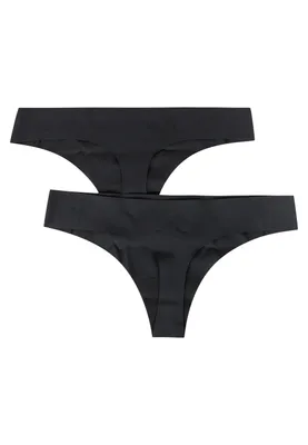 Productafbeelding van Athlecia Naadloze stringbroek, ademend, model 1001S, kleur zwart, maat XXS/XS