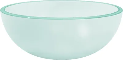 Produktbild von Waschbecken Hartglas 30x12 cm Matt