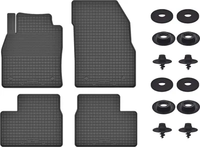 Produktbild von Gummimatten Mit Stoppern Für: Opel Insignia B (2017-) Schwarz Set