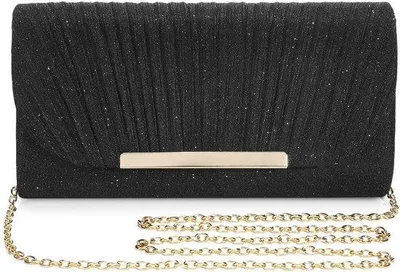 Produktbild von Elegante schwarze Abendtasche für Damen, Party, Hochzeit