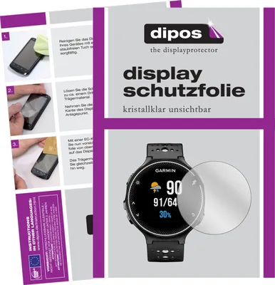 Produktbild von 6x Schutzfolie für Garmin Forerunner 230 klar Displayschutzfolie Folie Display Schutz dipos