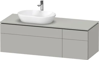 Produktbild von DURAVIT LC4877007070000 Konsolen-WTU wandh. L-Cube 550x1400x4