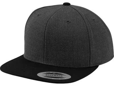 Produktbild von Flexfit - Snapback Mütze TN1304 (Einheitsgröße) (Holzkohle/Schwarz)