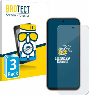 Produktbild von 3x BROTECT Entspiegelungs Schutzglas für Google Pixel 8a Schutzfolie Panzer Folie Glas Display Schutz matt