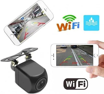 Immagine prodotto di Telecamera notturna impermeabile con visione posteriore, mini WiFi, portata 5-10 m