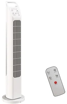 Obrázok produktu pre Ventilátor HOMCOM s časovačom, ideálny pre domácnosť a kanceláriu.