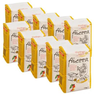 Produktbild von Frießinger Mühle Finezza Semola Rimacinata 1 kg (10er Pack)