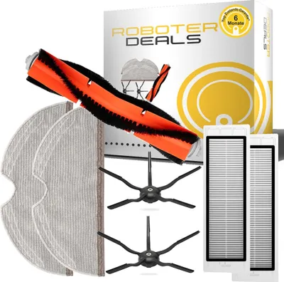 Produktbild von Zubehör Set für Roborock S6, S6 MAX, S6 Pure (1x Hauptbürste, 2x Seitenbürste 5-armig, 2x Filter, 2x Pad)