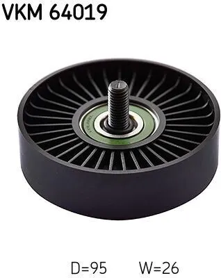 Produktbild von SKF VKM 64019 Umlenkrolle Keilrippenriemen für HYUNDAI Tucson (TL, TLE) für KIA SPORTAGE (SL)