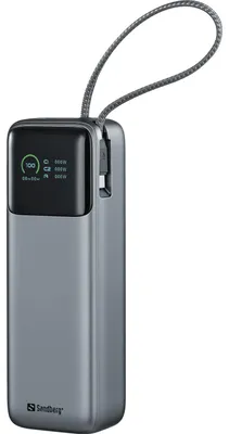 Immagine prodotto di Sandberg 421-30, 20000 mAh, litio-polimero (LiPo), 3,6 V, 130 W, nero, grigio