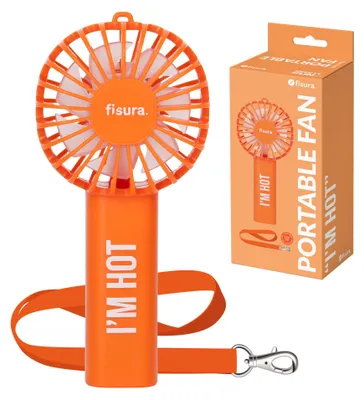 Productafbeelding van FISURA – Draagbare handventilator, blauw, "Air Conditioning", oplaadbare mini-ventilator